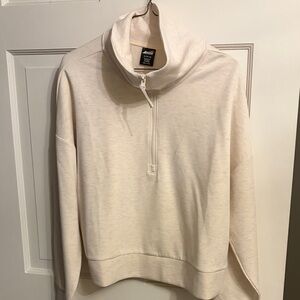 Avia Cream Quarter-Zip Sweatshirt
